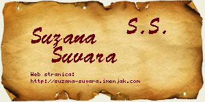 Suzana Suvara vizit kartica